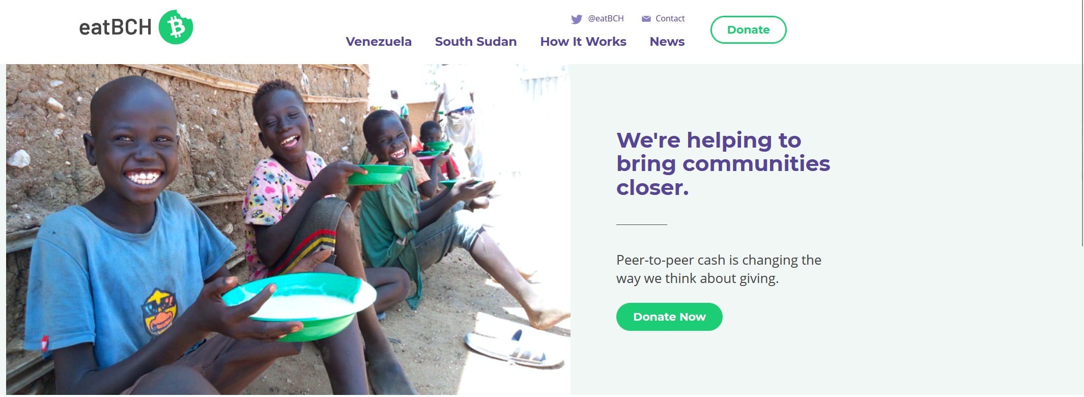 Screenshot from BCH website