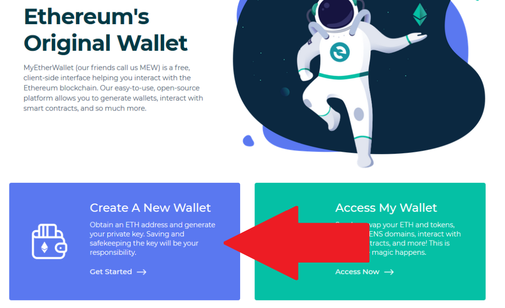 Cartera Ethereum MyEtherWallet