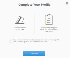 eToro Profil verifizieren