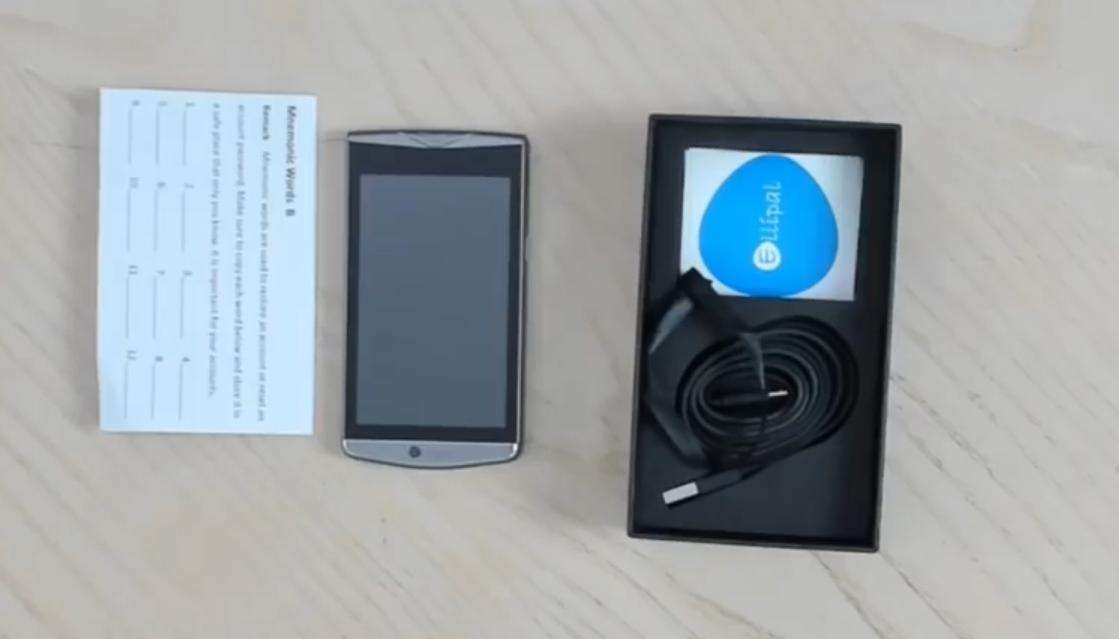 ELLIPAL carteira escopo de entrega