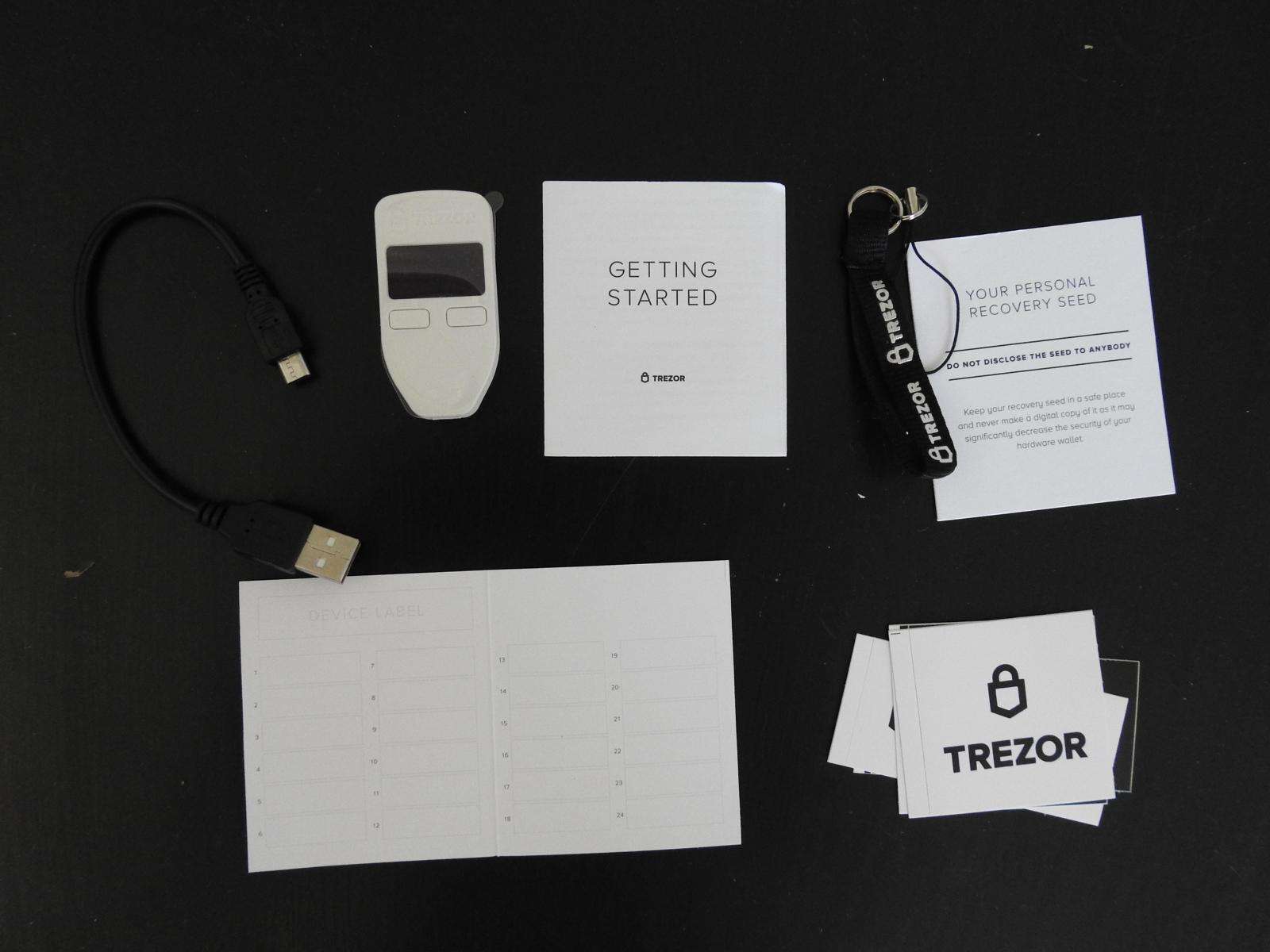 Trezor One Volumen de suministro