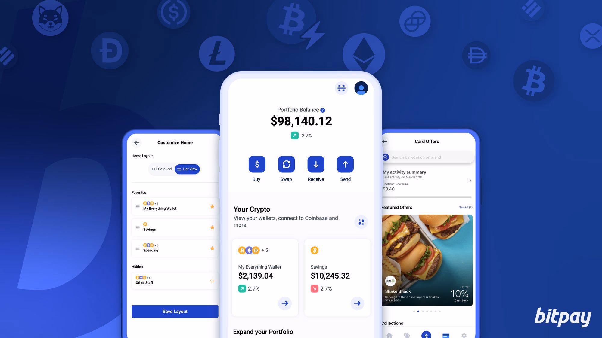 BitPay crypto wallet app
