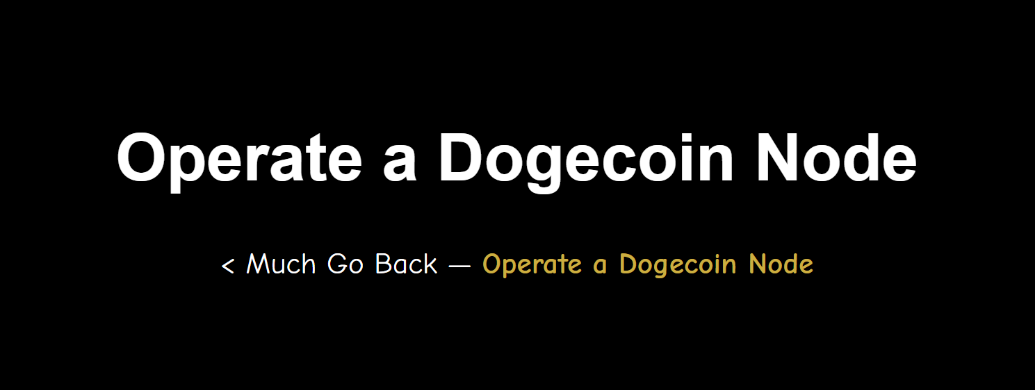 Dogecoin Core full node wallet