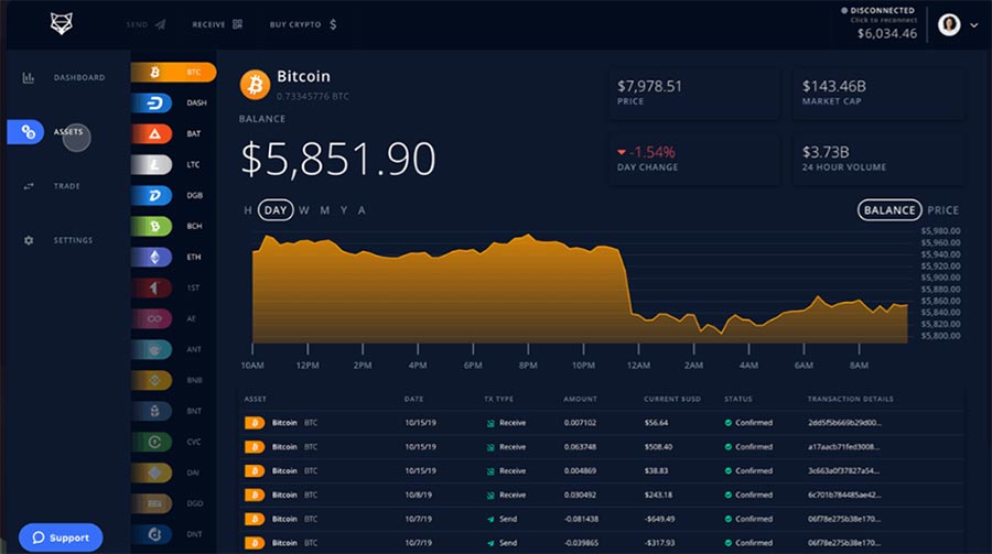 ShapeShift web platform