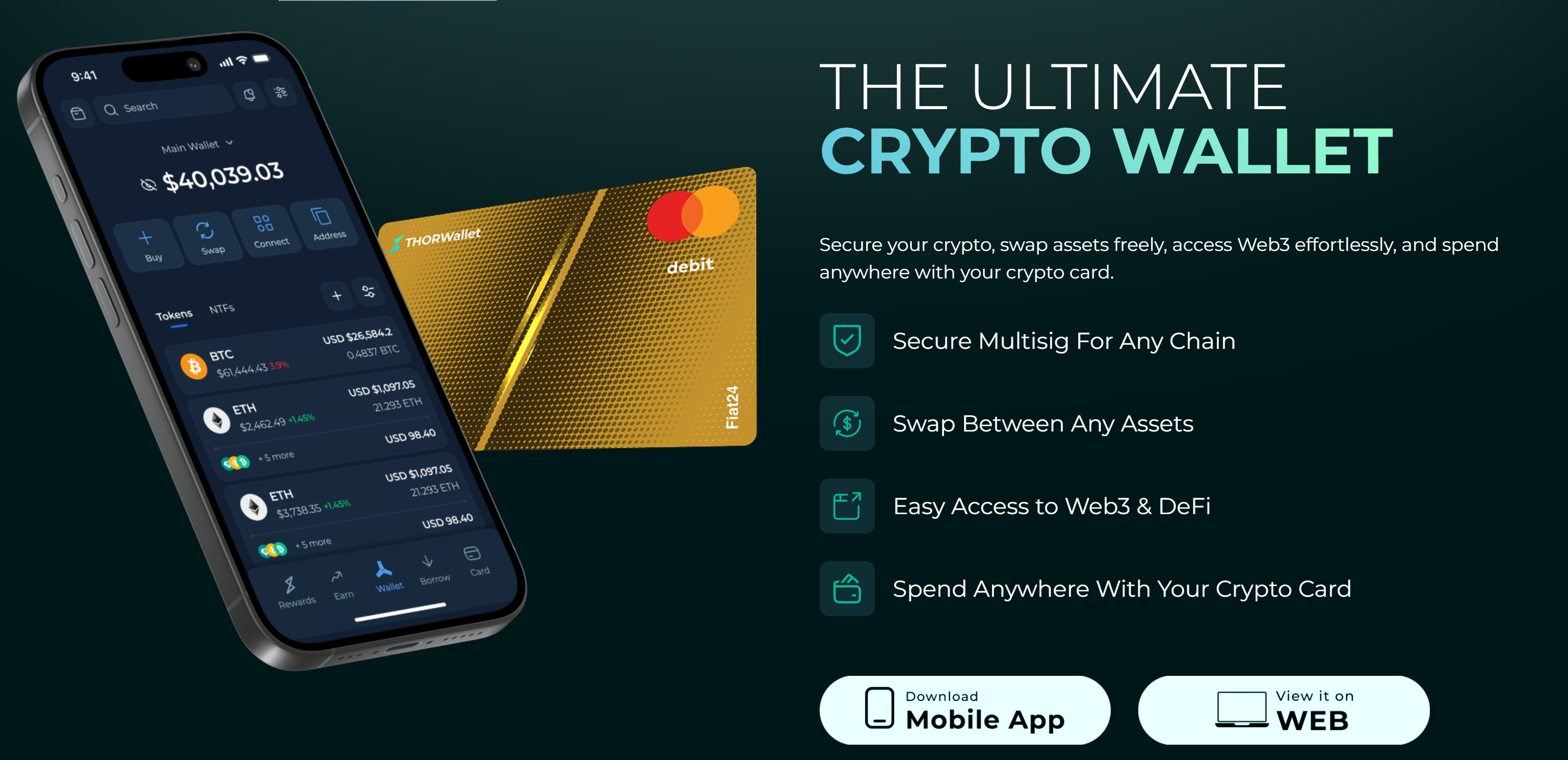 THORWallet interface