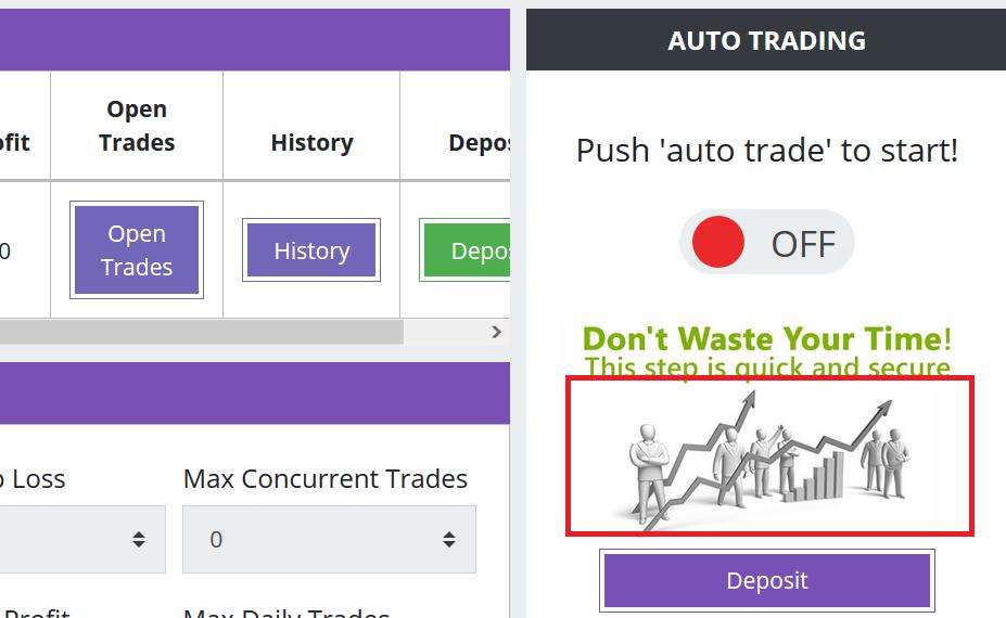 Auto Trade Button Bitcoin Revolution