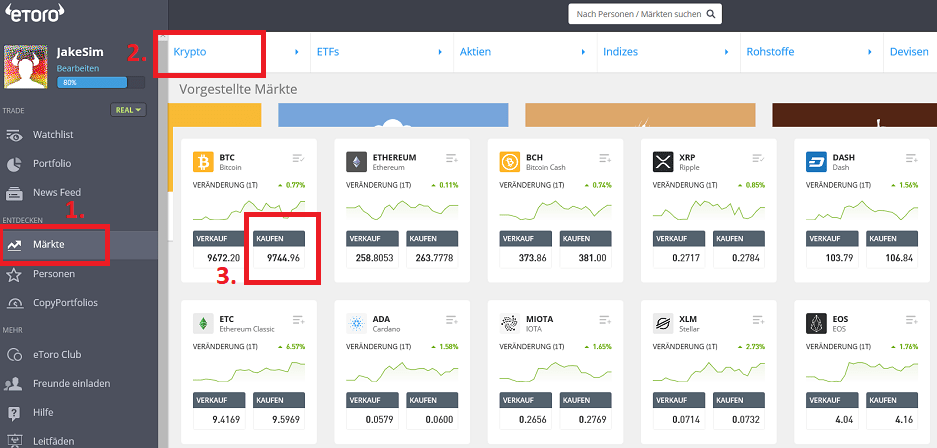 etoro wo Bitcoins sichern kaufen