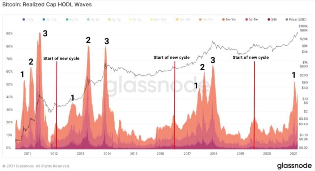 Bitcoin HODL wave