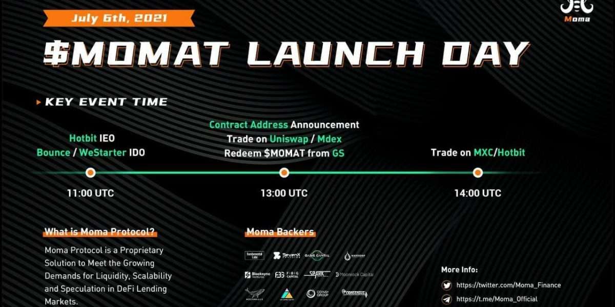 Uplifted Centrum Afskrække Moma Protocol Trading Opens on Tuesday July 6th, Followed by IDO on Bounce,  WeStarter & IEO on HotBit - Crypto News Flash