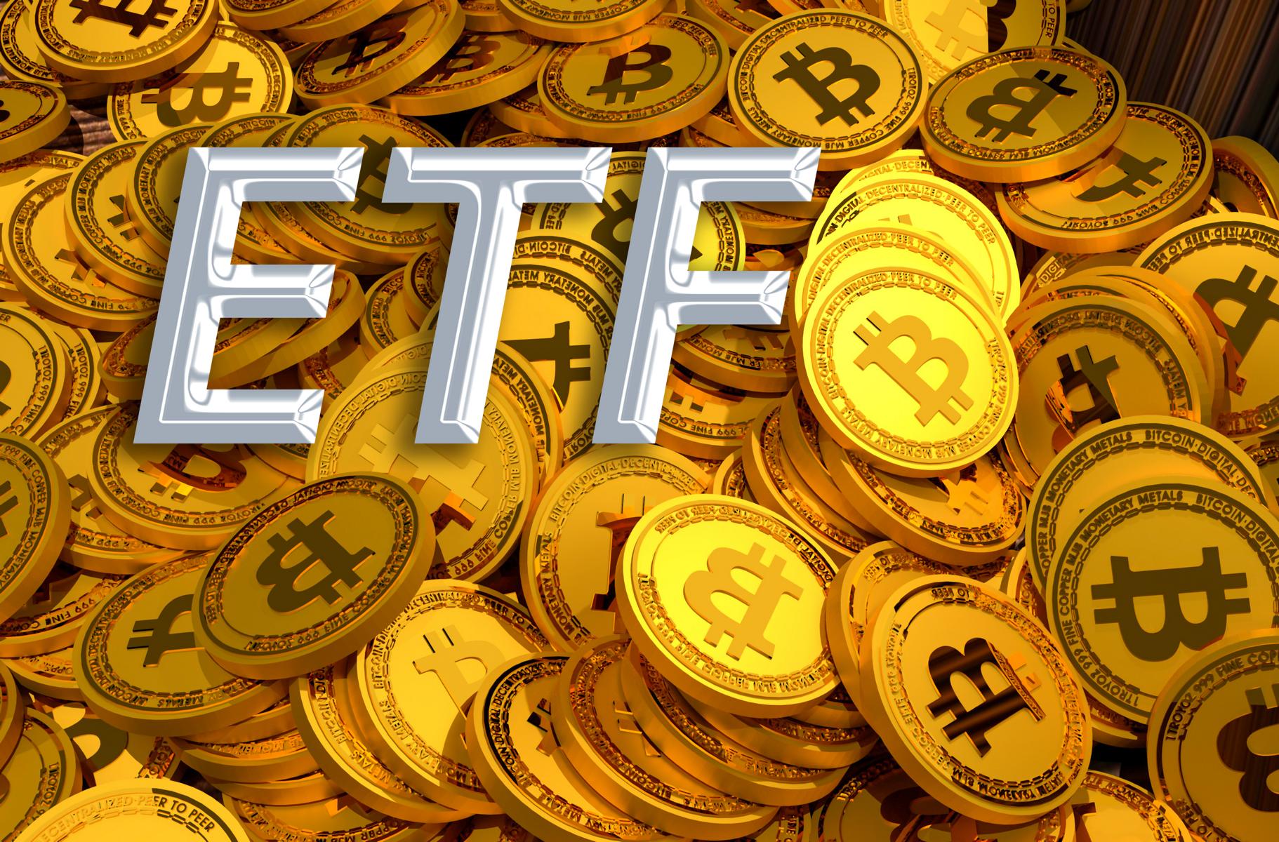 Background-of-Bitcoin-BTC-gold-coins-with-blank-ETF-lettering