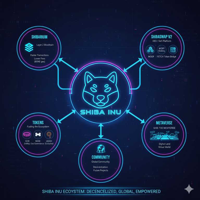 Shiba Inu logo and ecosystem