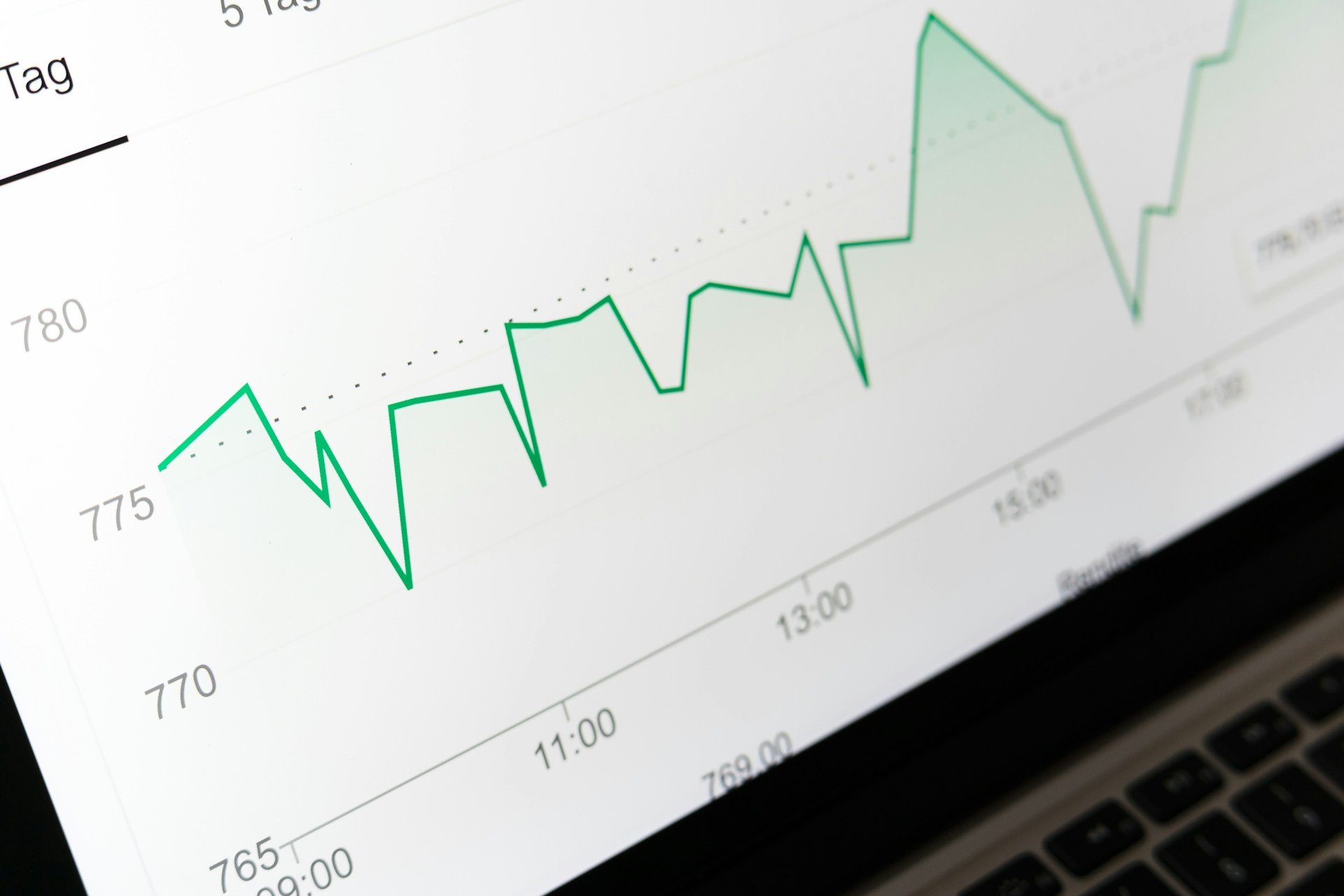 Potential-Market-Impact-XRP-ETF chart-green-ordenador-portatil-negro-y-plateado