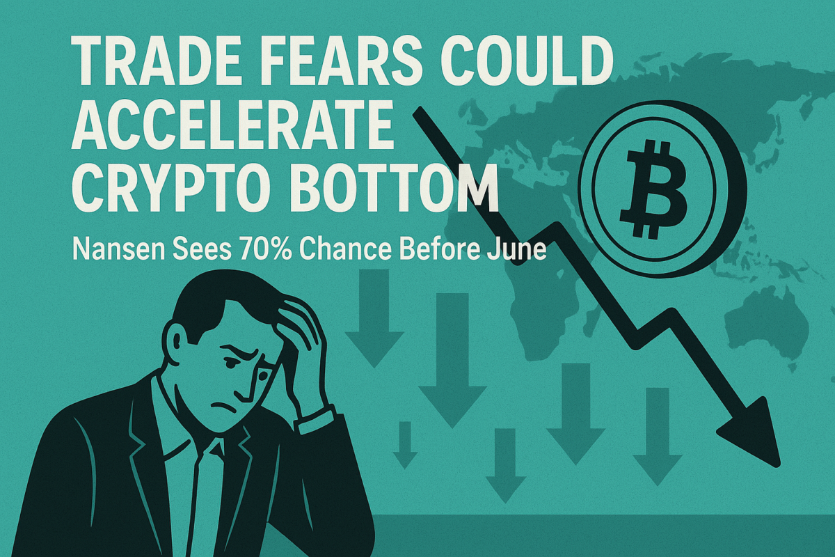 Trade Fears Could Accelerate Crypto Bottom—Nansen Sees 70% Chance Before June