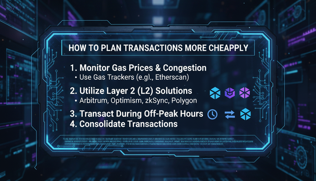 How to plan transactions more cheaply
