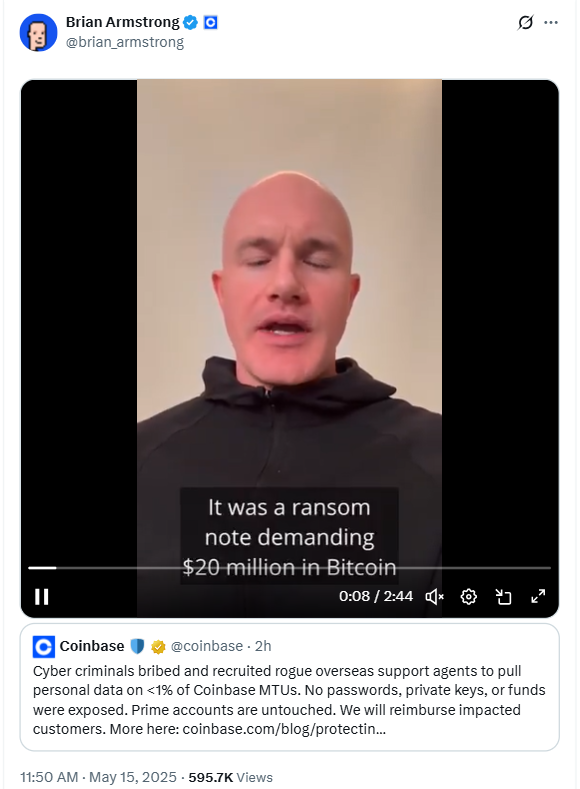 Coinbase Data Breach