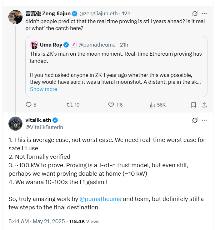 Vitalik Buterin on X