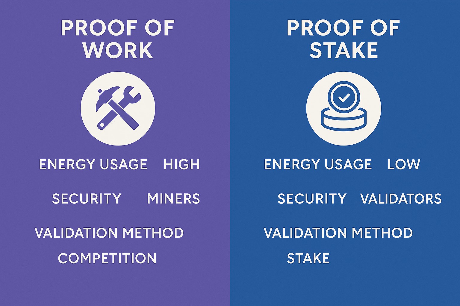 Proof of Work and Proof of Stake