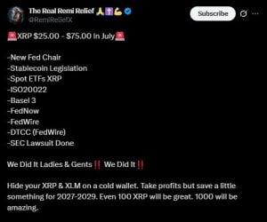 Crypto Analyst Predicts XRP Surge to $25—Here’s What Could Trigger