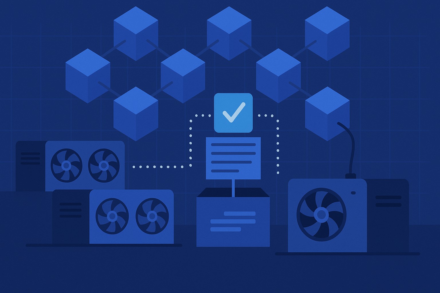 mining rigs validating blockchain transactions