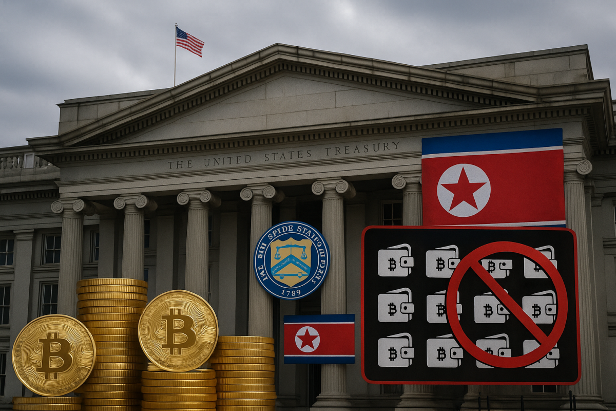 U.S. Treasury Sanctions North Korean Crypto Network, Blacklists 54 Crypto Wallets