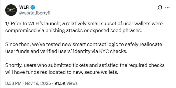 World Liberty Financial Breach Update