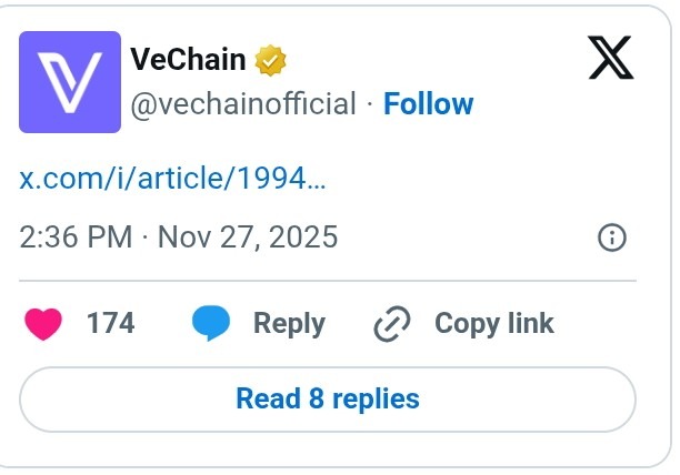VeChain Details Hayabusa Staking Model Ahead of Dec. 2 Mainnet Merge