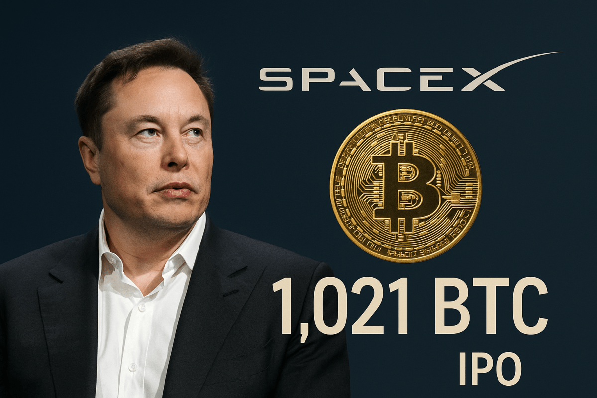 SpaceX d'Elon Musk déplace 1 021 BTC avant une possible introduction en bourse