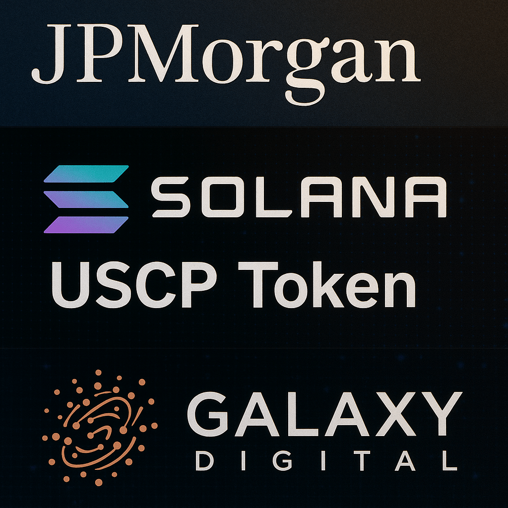 JPMorgan Taps Solana to Create USCP Token for Galaxy Digital’s On-Chain Debt Raise