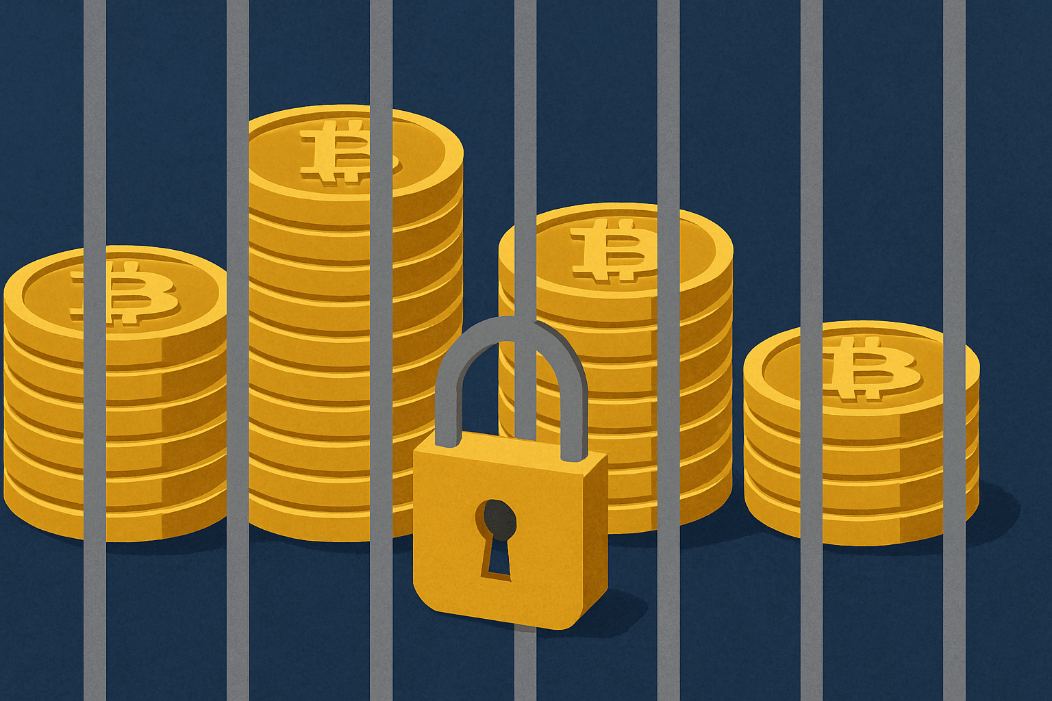 Bitcoin Treasury Supply Reaches New High with 4M BTC Locked Away