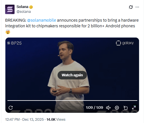 Solana Mobile Develops Hardware Integration Kit for 2B+ Android Devices