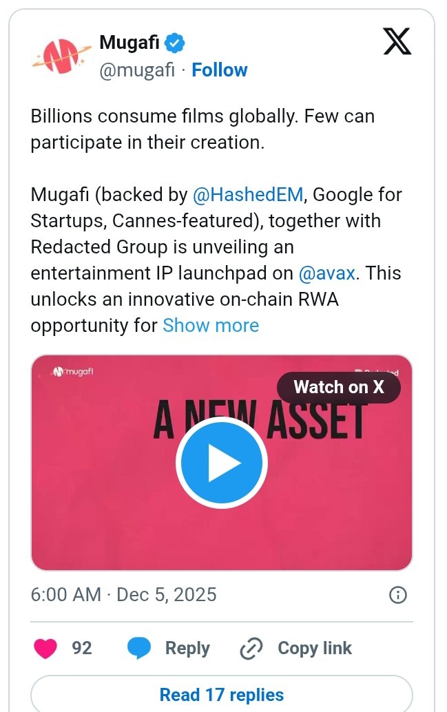 Avalanche Grows Entertainment Footprint With Mugafi’s $1B IP Pipeline Integration