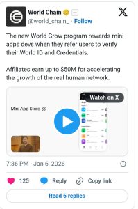 World Chain Unveils $50M Rewards Program to Scale World ID Verification