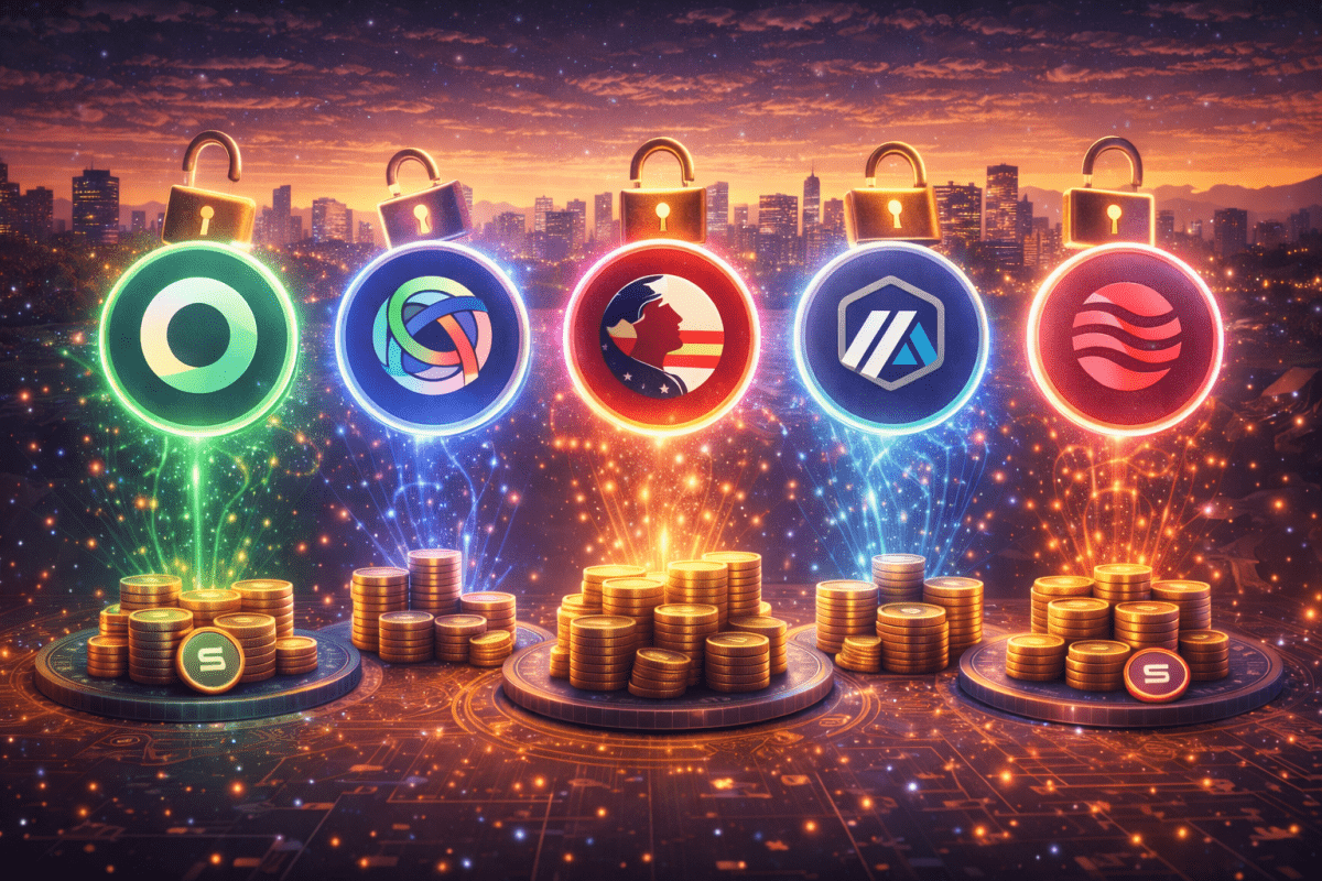 ONDO, Aster, TRUMP, ARB, STRK, and SEI Face Supply Tests as Unlocks Accelerate