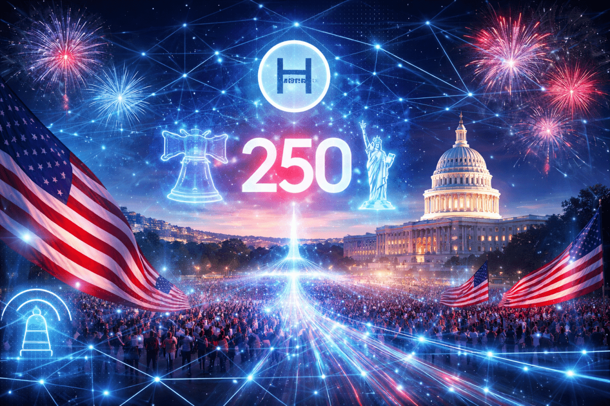 Hedera Partners With America250 to Power Digital Experiences for U.S. 250th Anniversary