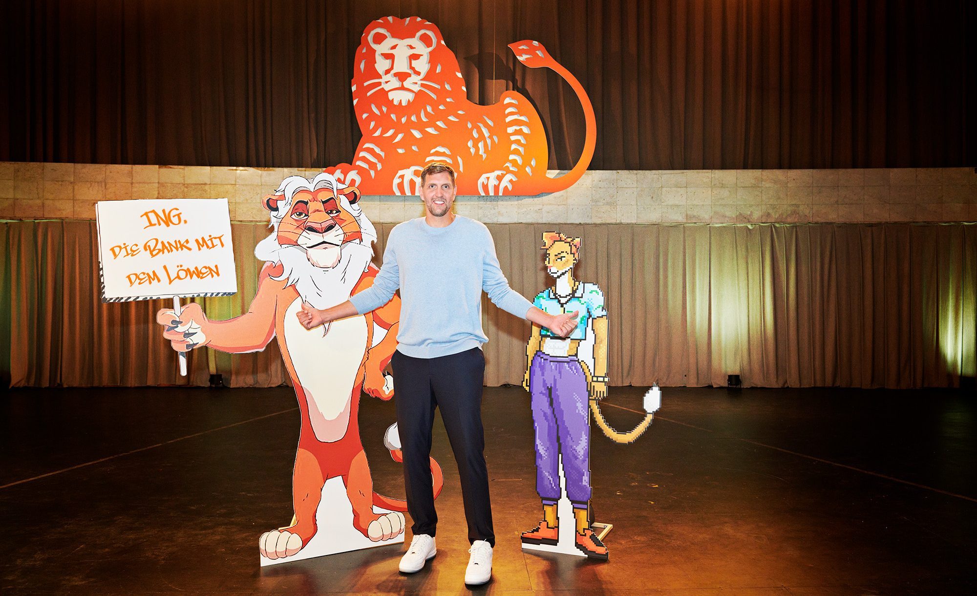 Die Bank mit dem Löwen