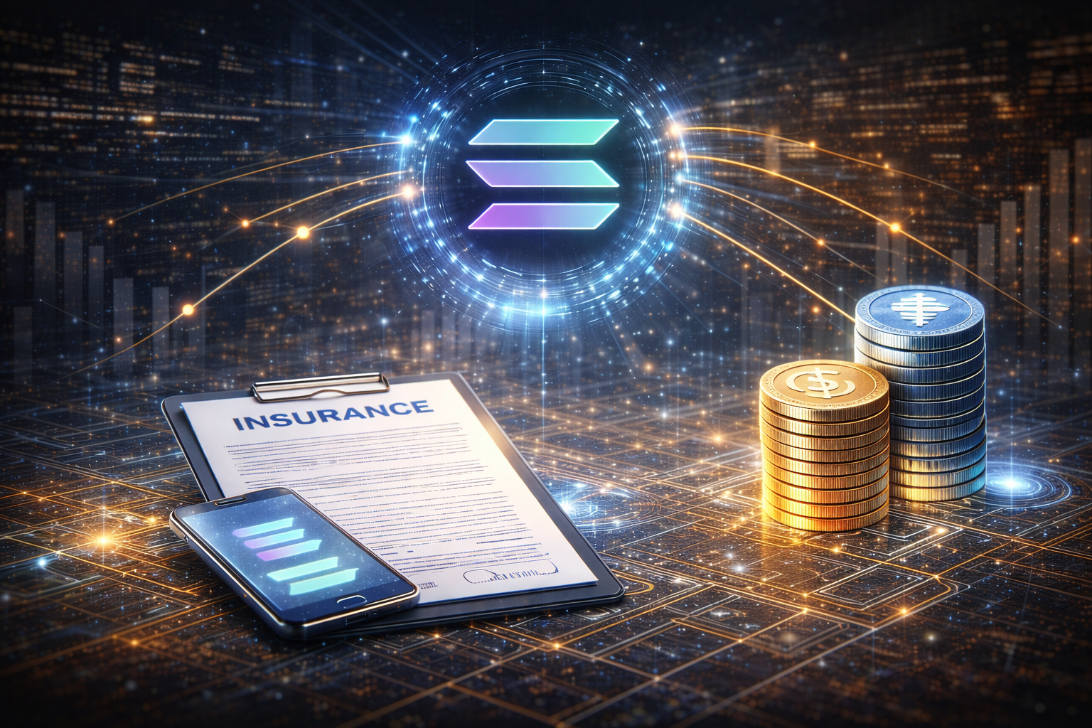 Solana Powers First Insurance Premium Settlement Using Stablecoins